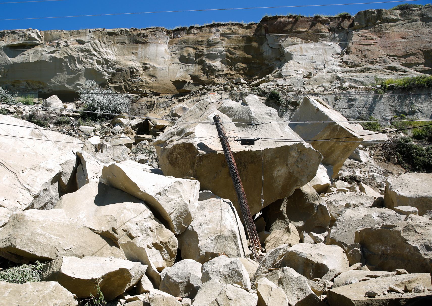Rock slide
